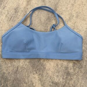 ALO Yoga Light Blue Sports Bra- size S